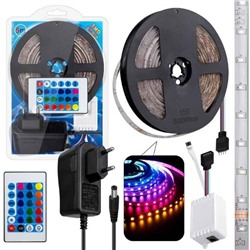 Светодиодная Bluetooth лента RGB с пультом и блоком питания RF-0001990