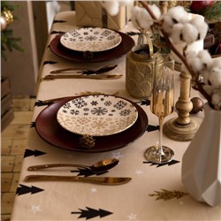 Скатерть новогодняя «Доляна» Christmas mood=146×110± 3 см, 100% хлопок, рогожка 164 г/м²