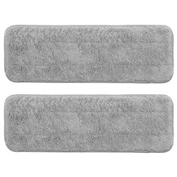 PEPPRIG, Mikrofasertuch für Flachmopp, grau,, 10x29 cm