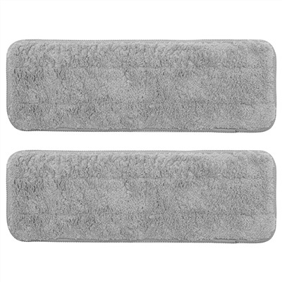 PEPPRIG, Mikrofasertuch für Flachmopp, grau,, 10x29 cm