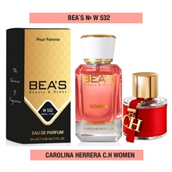 Beas W532 Carolina Herrera CH Women edp 50 ml, Парфюм женский Beas W532 создан по мотивам аромата Carolina Herrera CH