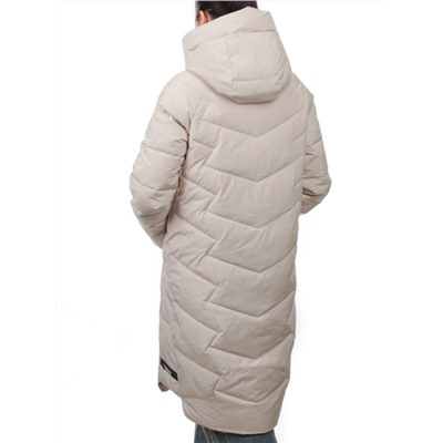 2302 LT. BEIGE Пальто зимнее женское (170 гр. холлофайбер)
