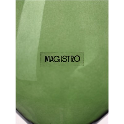 Бокал для вина Magistro «Иллюзия», 540 мл, 10×24 см, стекло, зелёное