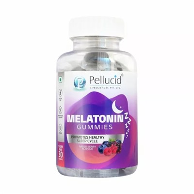 Жевательные конфеты с Мелатонином (30 шт), Melatonin Gummies, произв. Pellucid