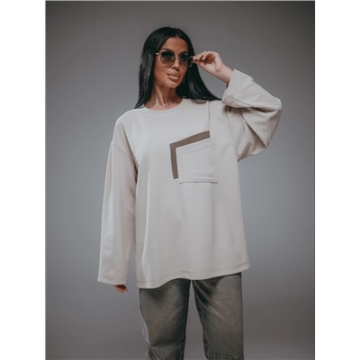 Свитшот Дабл бежевый Свт