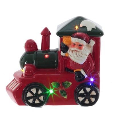 GAEM Фигурка декоративная "Поезд" с подсветкой (АААх3, н/п), L17 W11 H16 см