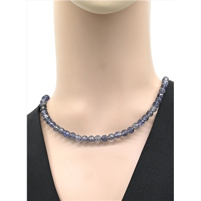 Бусы из Иолита шарик гр.6мм, 48см, 26,6г