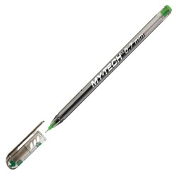 Ручка шариковая масляная Pensan My-Tech, узел-игла 0.7 мм, чернила зелёные