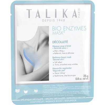 Talika (Талика) Gesicht Bio Enzymes Mask Маска для лица  Decollete, 25 мл