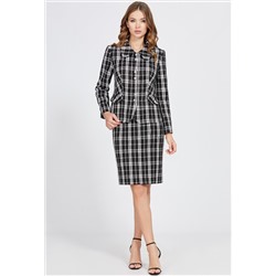 Юбка Bazalini 4821 чёрный клетка