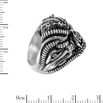 Печатка 'Хищник' серебряная ТЗК.106БКN