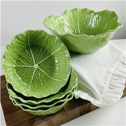 232-033 Набор из 5 салатников 27/19см КАПУСТА в под.уп.(х4)Фарфор