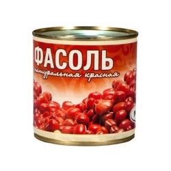 Фасоль натуральная красная ГОСТ 425 гр 1/ 12 ТМ Рузком