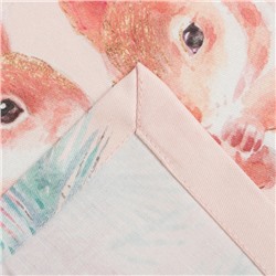 Набор салфеток «Этель» Pink magic, 40×40 см - 4 шт., хлопок, саржа