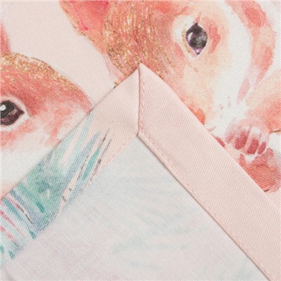 Набор салфеток «Этель» Pink magic, 40×40 см - 4 шт., хлопок, саржа