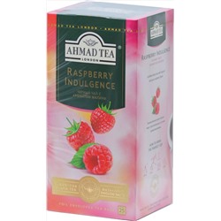 AHMAD TEA. Flavoured Collection. Raspberry Indulgence карт.пачка, 25 пак.