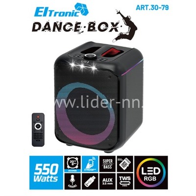 Колонка 08" (30-79 DANCE BOX 550) динамик 1шт/8" ELTRONIC с TWS