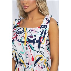 Платье Улыбка (белое) П12915-19М