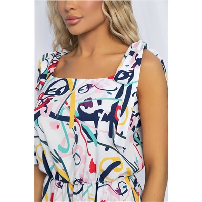 Платье Улыбка (белое) П12915-19М