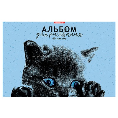 Альбом для рисования 40л А4 "Котенок"