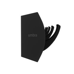 Вешалка настенная Flip, 50,8 см, 5 крючков, черная