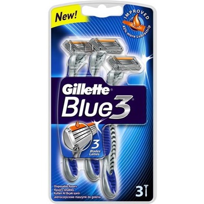 GT станки однораз. Blue III 3шт.