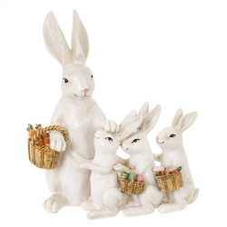 GAEM Фигурка декоративная "Зайцы", L17 W10 H20 см