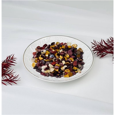 Радуга Самоцветов Крошка декоративная из Яшмы "Мукаит" (100 гр)