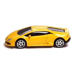 Машина металлическая LAMBORGHINI HURACAN LP610-4, 1:64, цвет жёлтый