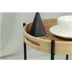 Столик кофейный SHT-CT30
                        черный муар / прозрачный лак