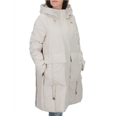 22-110 LT.BEIGE Куртка зимняя облегченная женская (150 гр. холлофайбер)