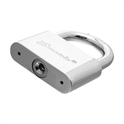 Замок навесной, хромированное покрытие 70 мм Matrix