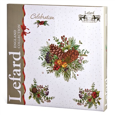 ТАРЕЛКА ЗАКУСОЧНАЯ LEFARD "CELEBRATION" 20,5 СМ (КОР=18ШТ.)