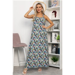 Платье Алиготе (серо-зеленое) П13760-12М