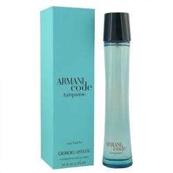 Giorgio Armani Code Turquoise eau fraiche Pour femme 75 ml