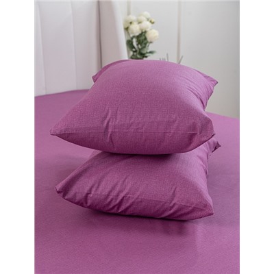 Постельное белье поплин Иваново (без пододеяльника) / Фуксия