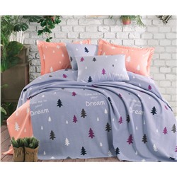 2 сп. Евро 200x235 см. Покрывало Вафельное Enlora Pike Takeme A.Mavi