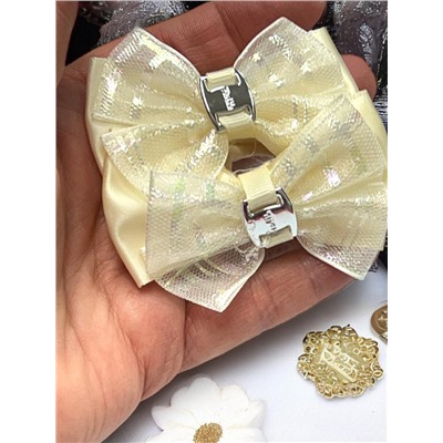 Бантики на эластичной резинке Корея 6 пар (12 шт) Арт 11