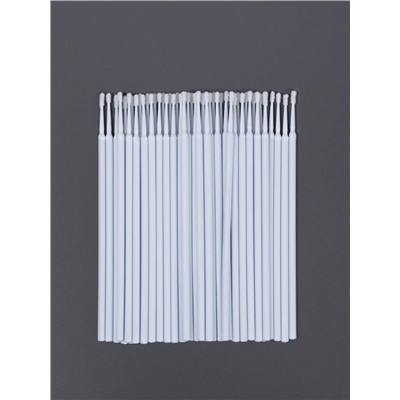 Микробраши для наращивания и ламинирования ресниц, набор - 50 шт., 9.5 см, белая