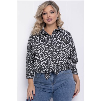 Рубашка Сладкий поцелуй (серая) Б12330-4