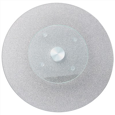 ТОРТОВНИЦА ВРАЩАЮЩАЯСЯ "SILVER MIRROR" 30 СМ
