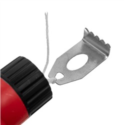 Шнур разметочный в пластмассовом обрезиненном корпусе, порошок красный Matrix