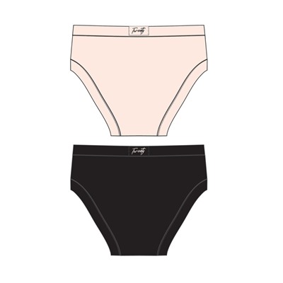 Трусы для девочки, 2 шт в комплекте