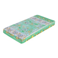Матрас беспружинный ЕМЕЛЯ Классик, 119х59х10см, цвет МИКС, холлкон