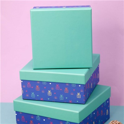 Подарочная коробка «Gift», 19*19*9.5
