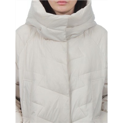 3066 LT. BEIGE Пуховик зимний женский (80% пух, 20% перо)