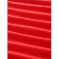 Плед Экономь и Я 150*130см, цв. красный, пл.160 г/м2, 100% п/э