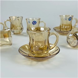 588-644 Чайный набор 12пр. 130мл в под.уп.(х8)Стекло