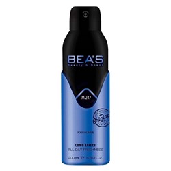 Дезодорант Beas M247 Zara Gold For Men deo 200 ml, Дезодорант мужской Beas M247 создан по мотивам аромата Zara Gold