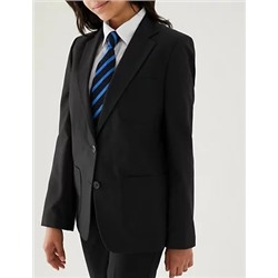 Girls' Slim Fit School Blazer (9-16 Yrs)